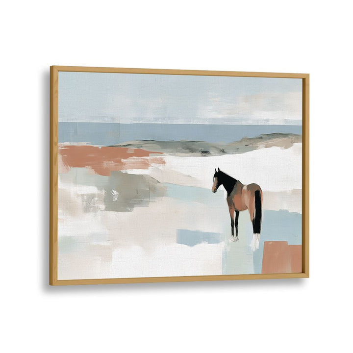 SOLITARY HORSE IN LANDSCAPE