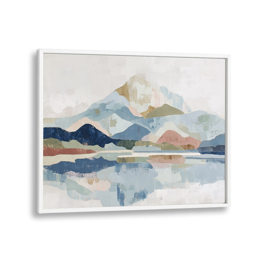 ADIRONDACK MOUNTAIN LAKE WINTER