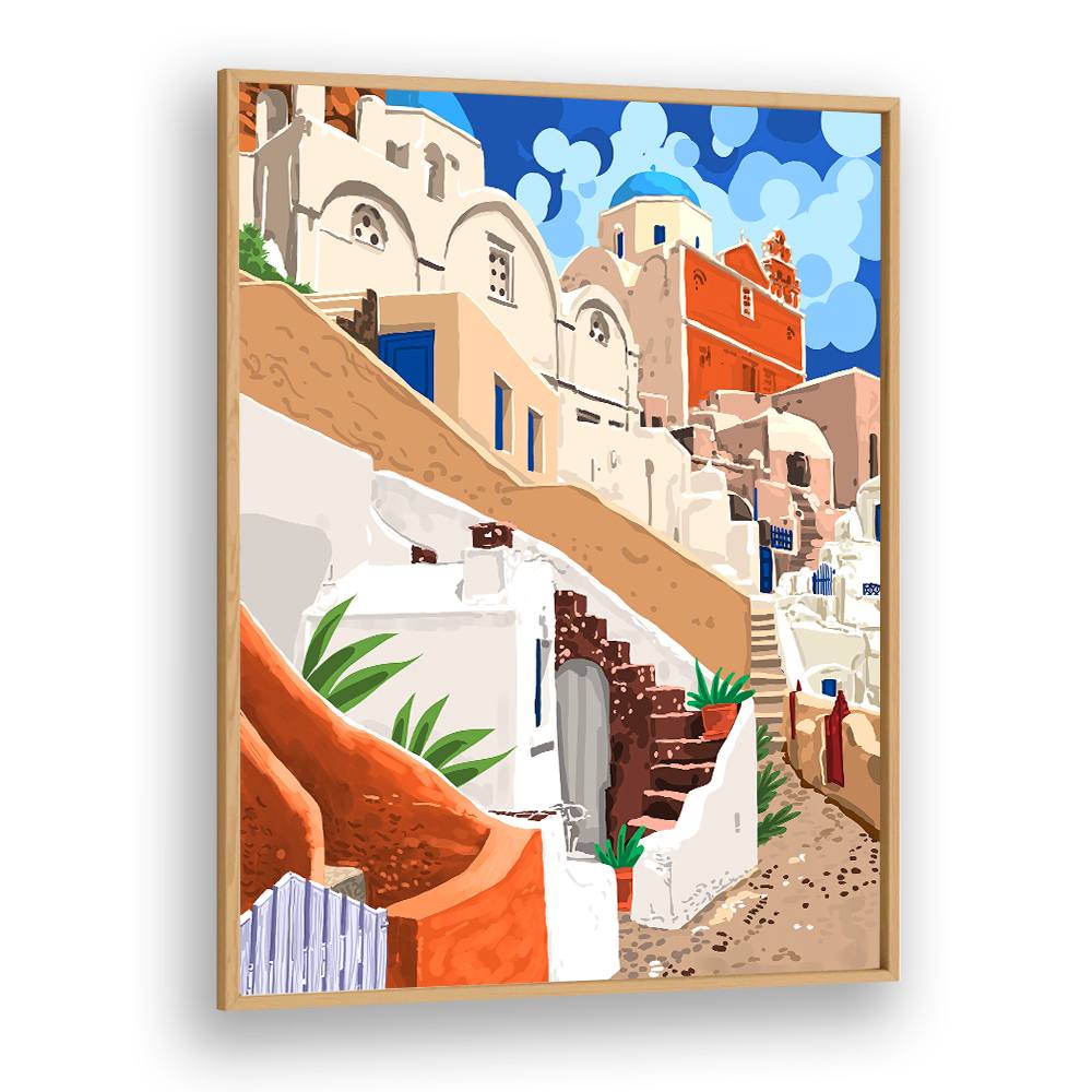 SANTORINI BLUE DOMES