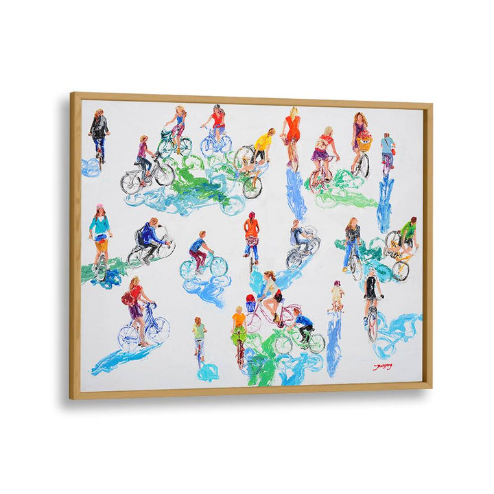 VIBRANT CYCLING SCENE