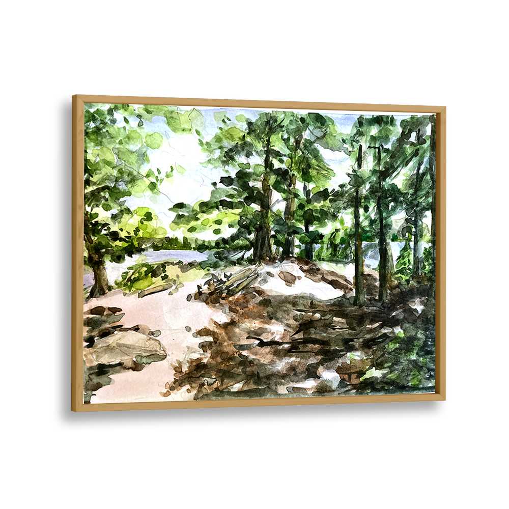SUNLIT WOODLAND PATH