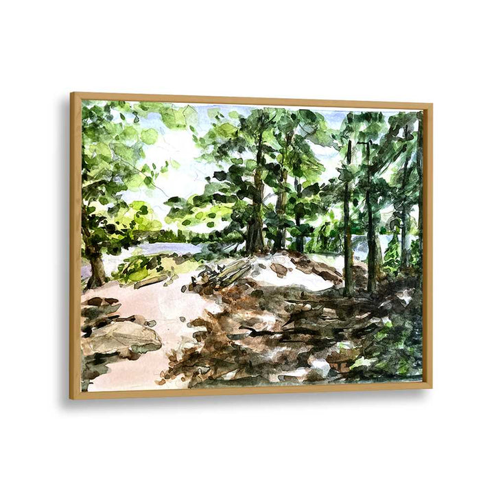 SUNLIT WOODLAND PATH