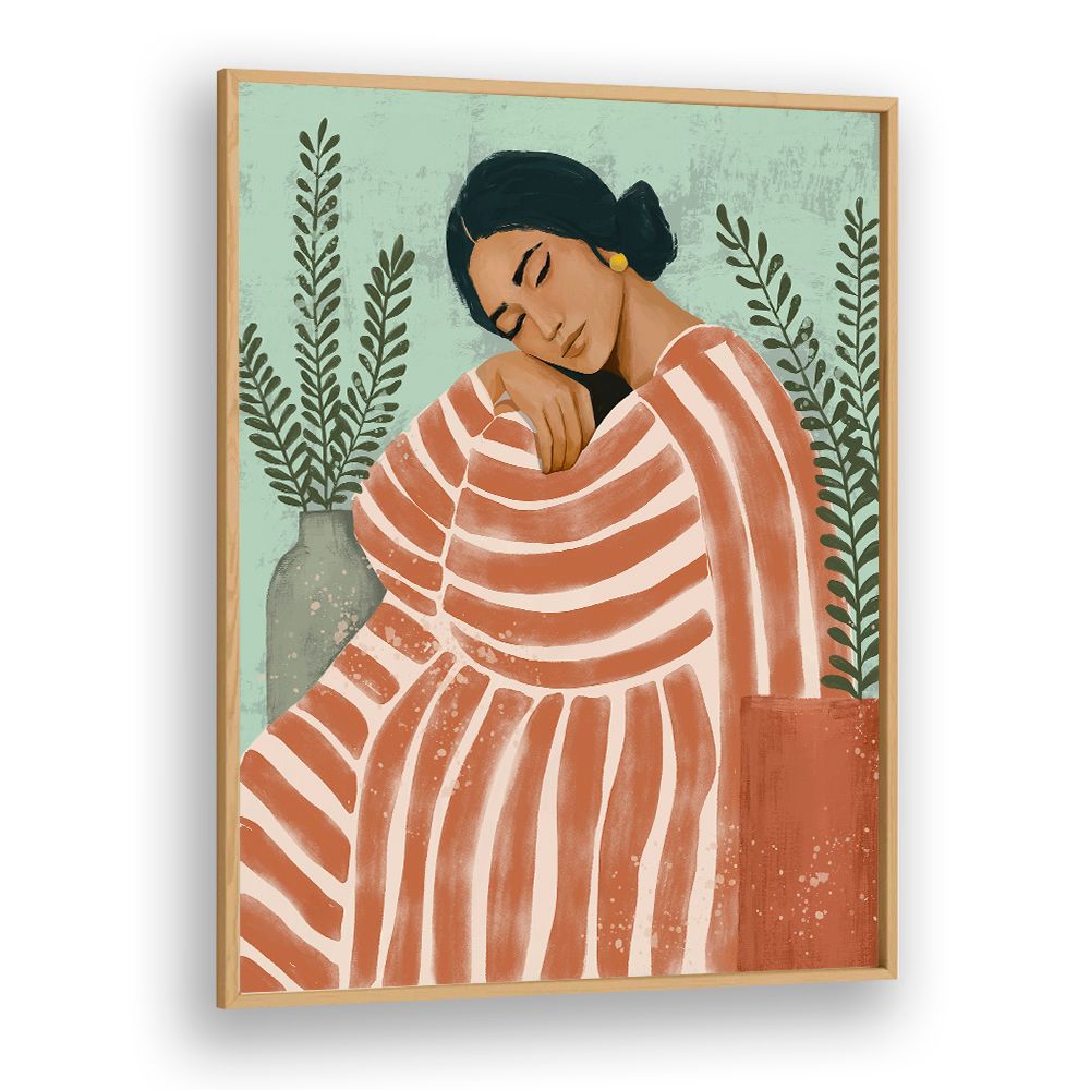 PEACEFUL WOMAN RESTING