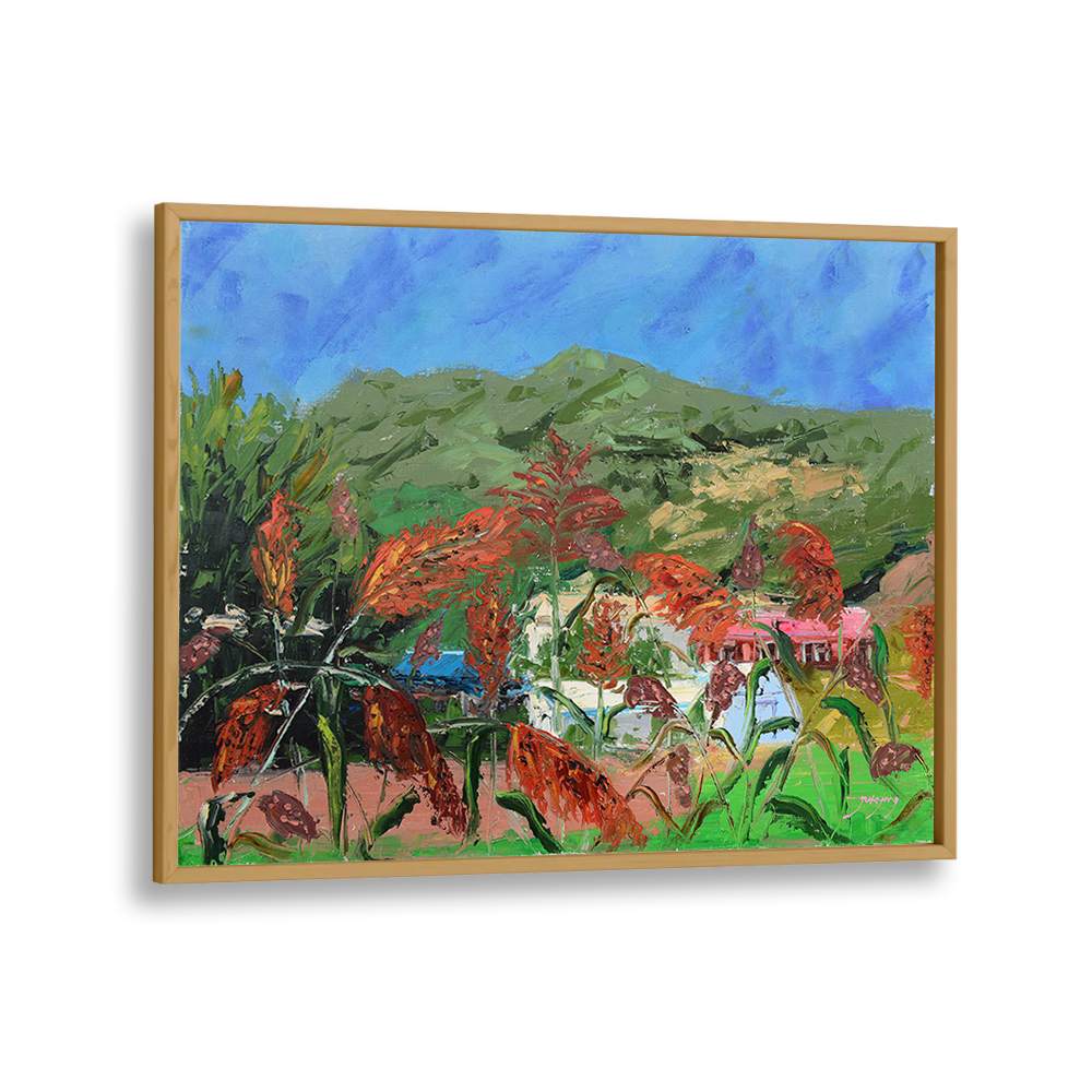 VIBRANT SORGHUM FIELD LANDSCAPE