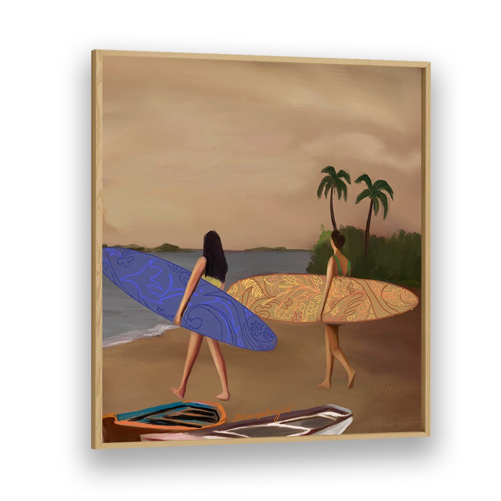 TROPICAL SURF SUNSET