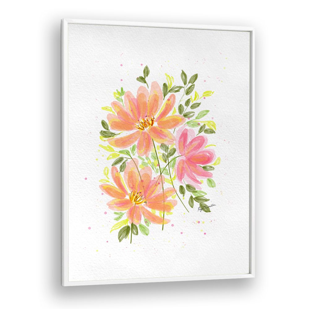 ORANGE FLORALS III