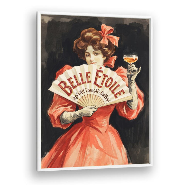ELEGANT LADY WITH APERITIF