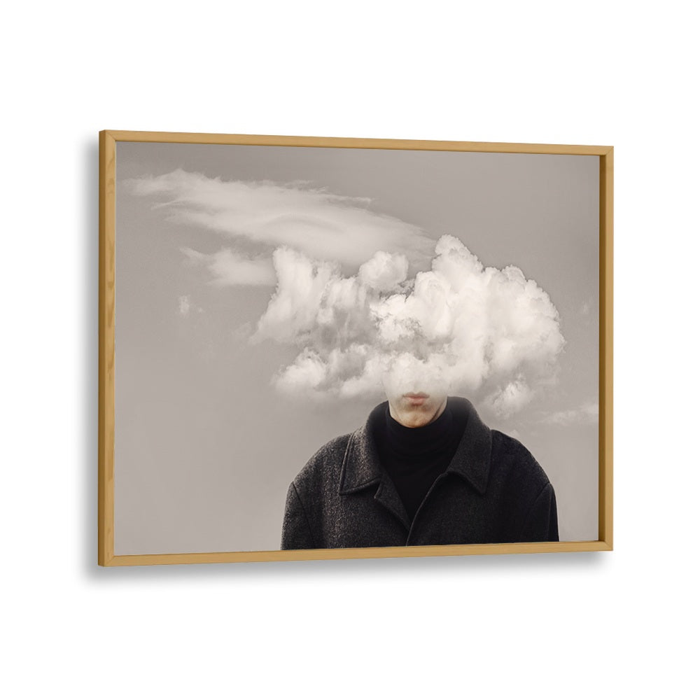 MAN'S HEAD IN CLOUDS