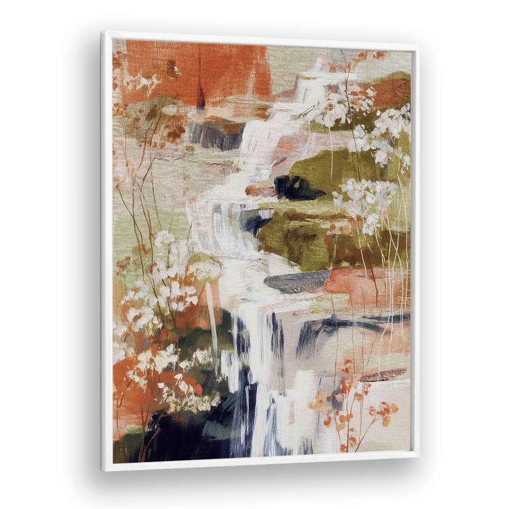LAYERED WATERFALL WITH FLORALS