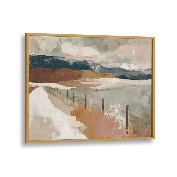 DESERT RANCH WITH DISTANT BUTTES