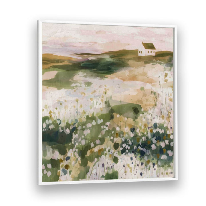 COTTAGE IN WILDFLOWER MEADOW