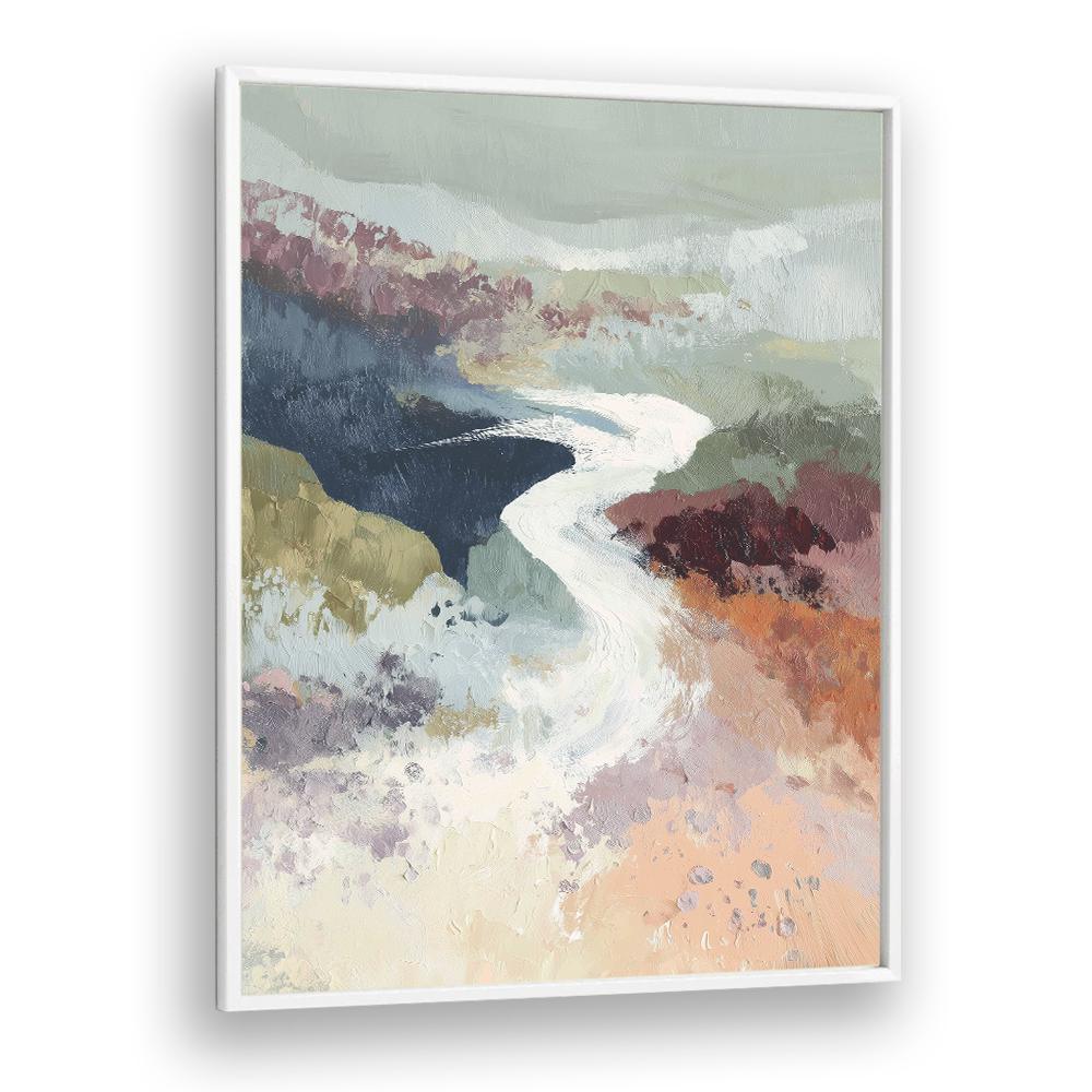 WINDING RIVER THROUGH AUTUMN VALLEY
