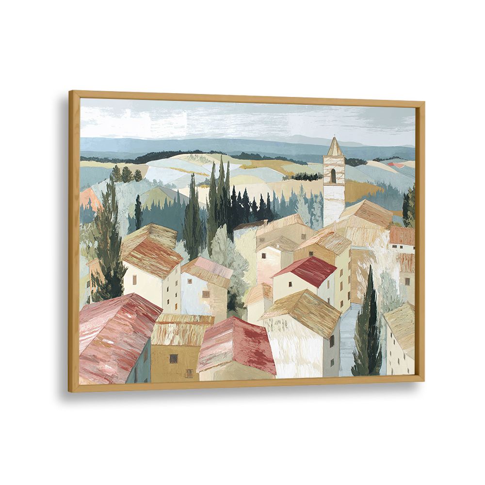 VILLAGE ROOFTOPS IN TUSCANY