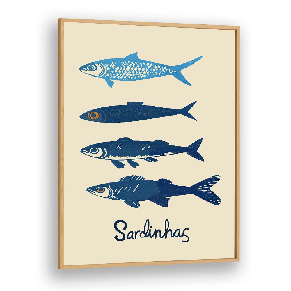 STYLIZED BLUE SARDINES