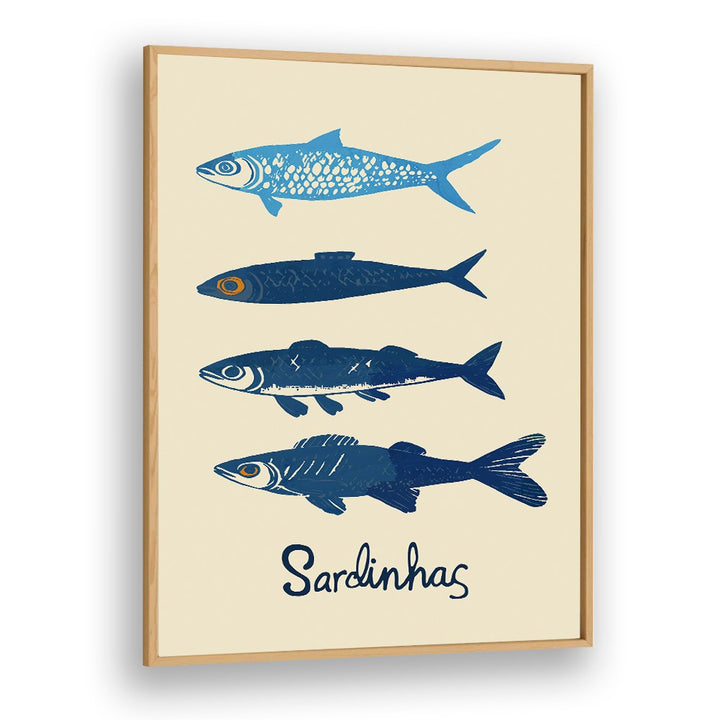 STYLIZED BLUE SARDINES