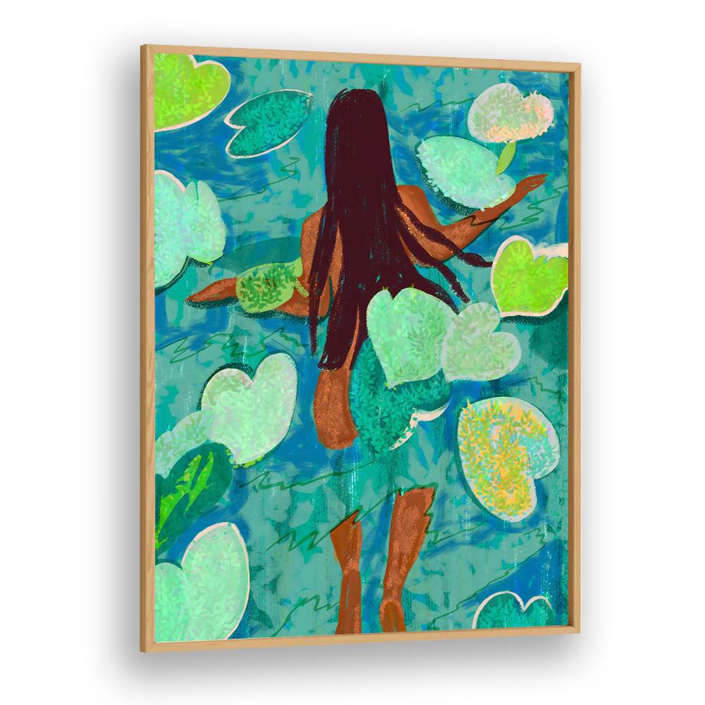 SWIMMING AMONG LILY PADS