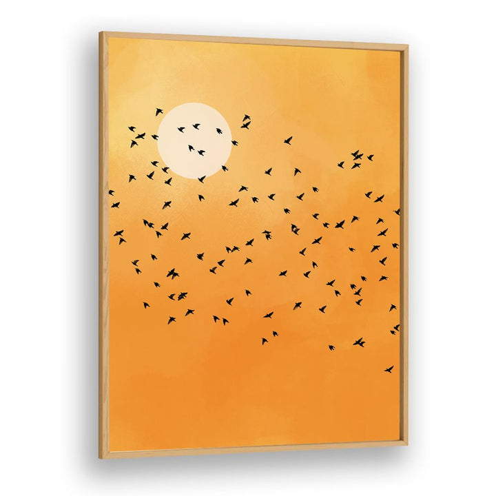 BIRDS GOLDEN SUNSET