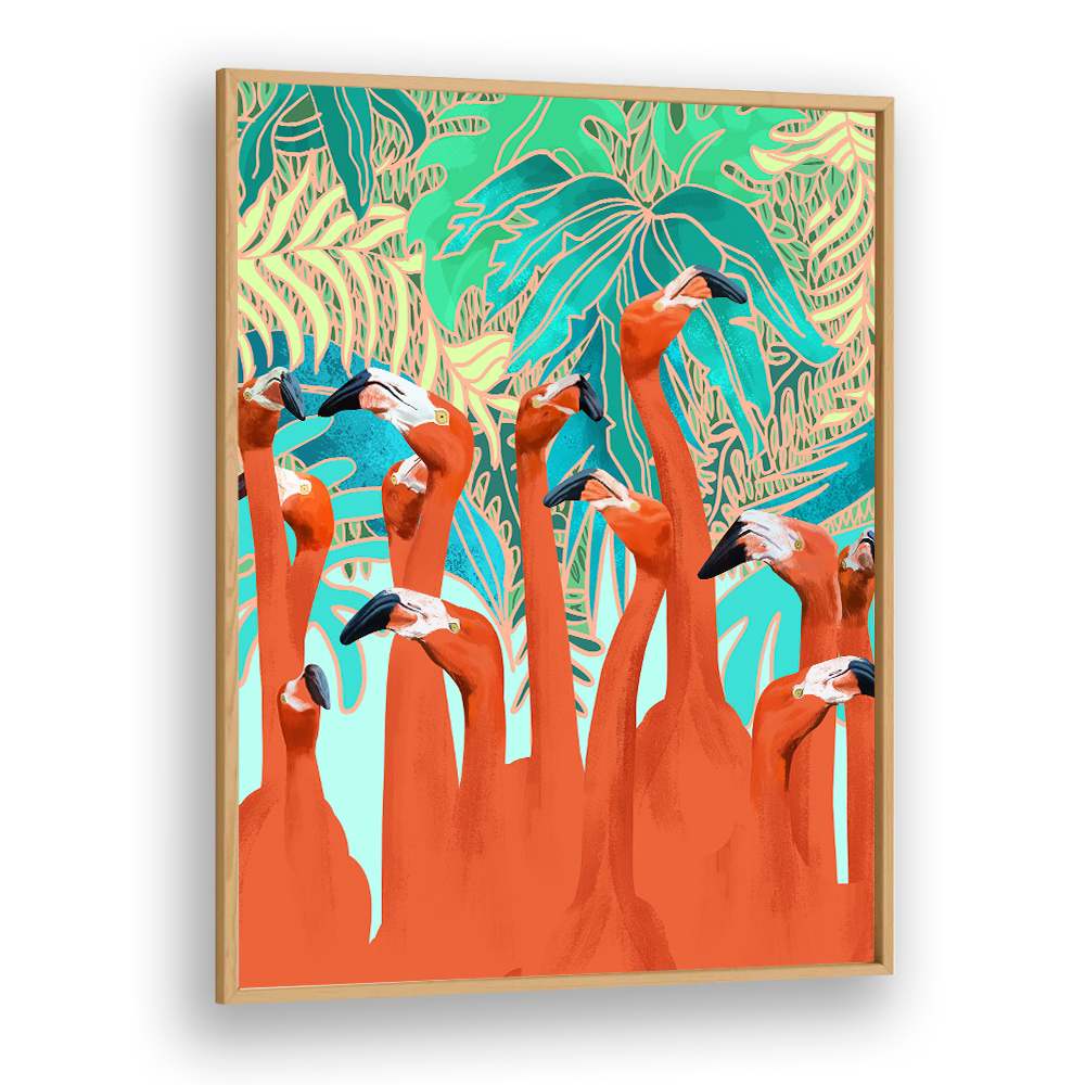 EXOTIC FLAMINGO FLOCK