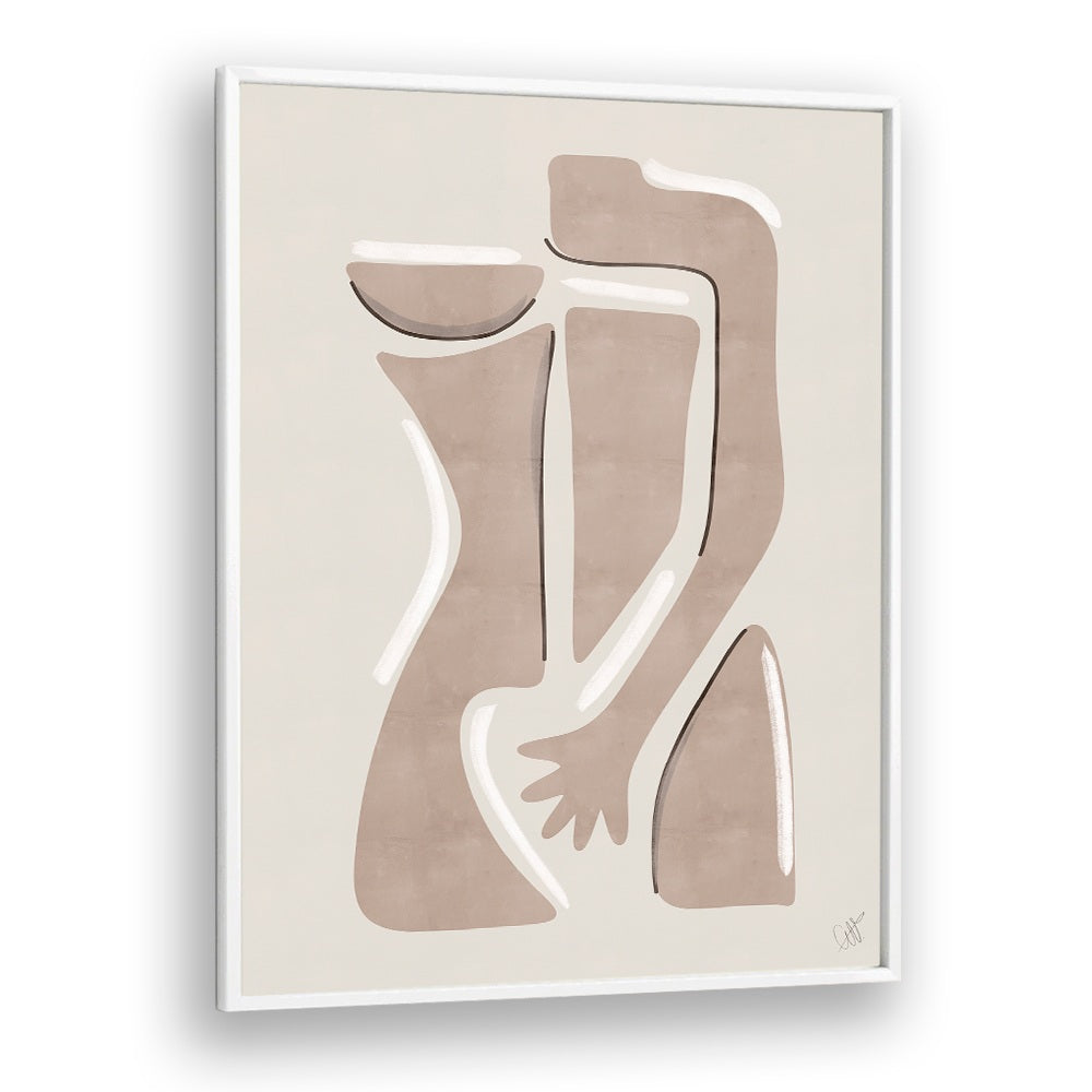 WOMAN V - PANTONE 2025 MOCHA MOUSSE