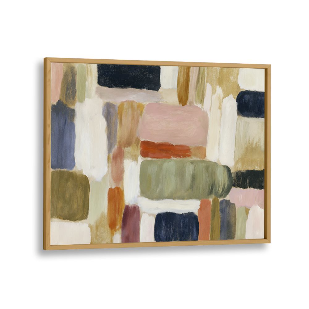 HORIZONTAL BLOCKS IN SAGE AND NAVY