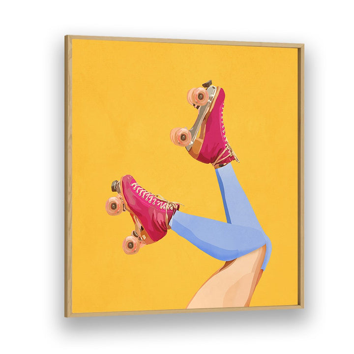 PINK ROLLER SKATES