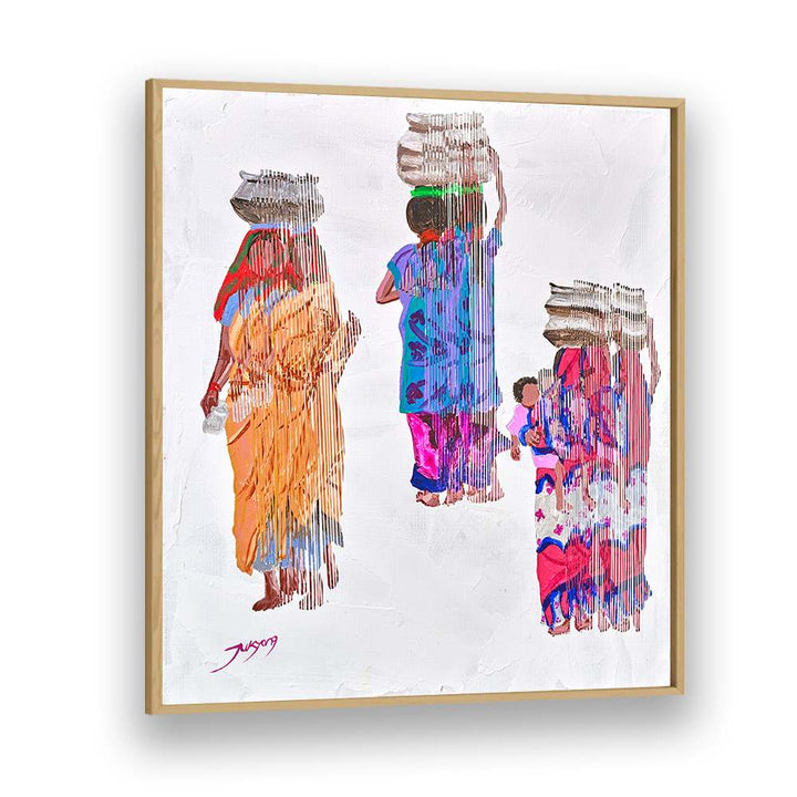 VIBRANT CARRYING WOMEN