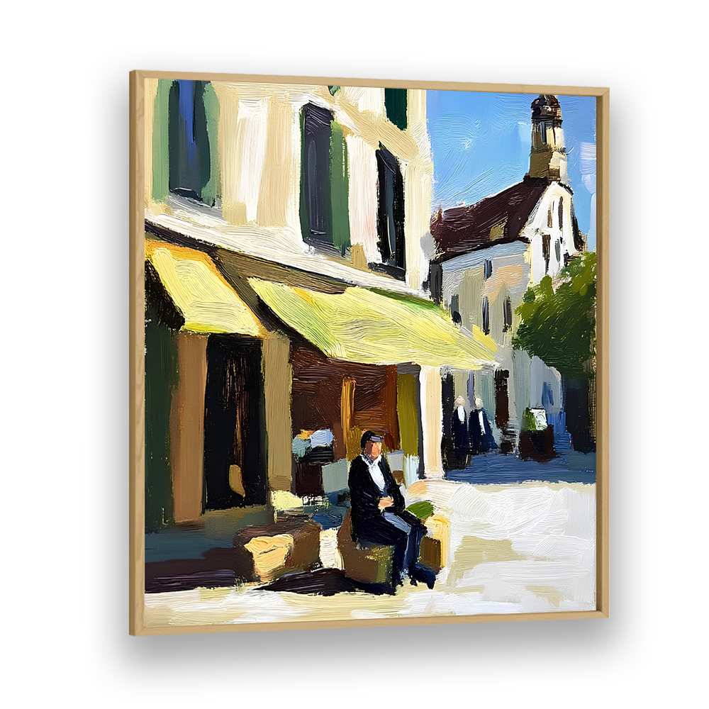 MAN AT SUNNY CAFE