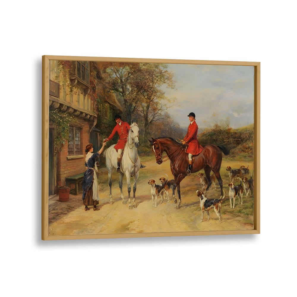 THE HUNTSMEN'S DEPARTURE