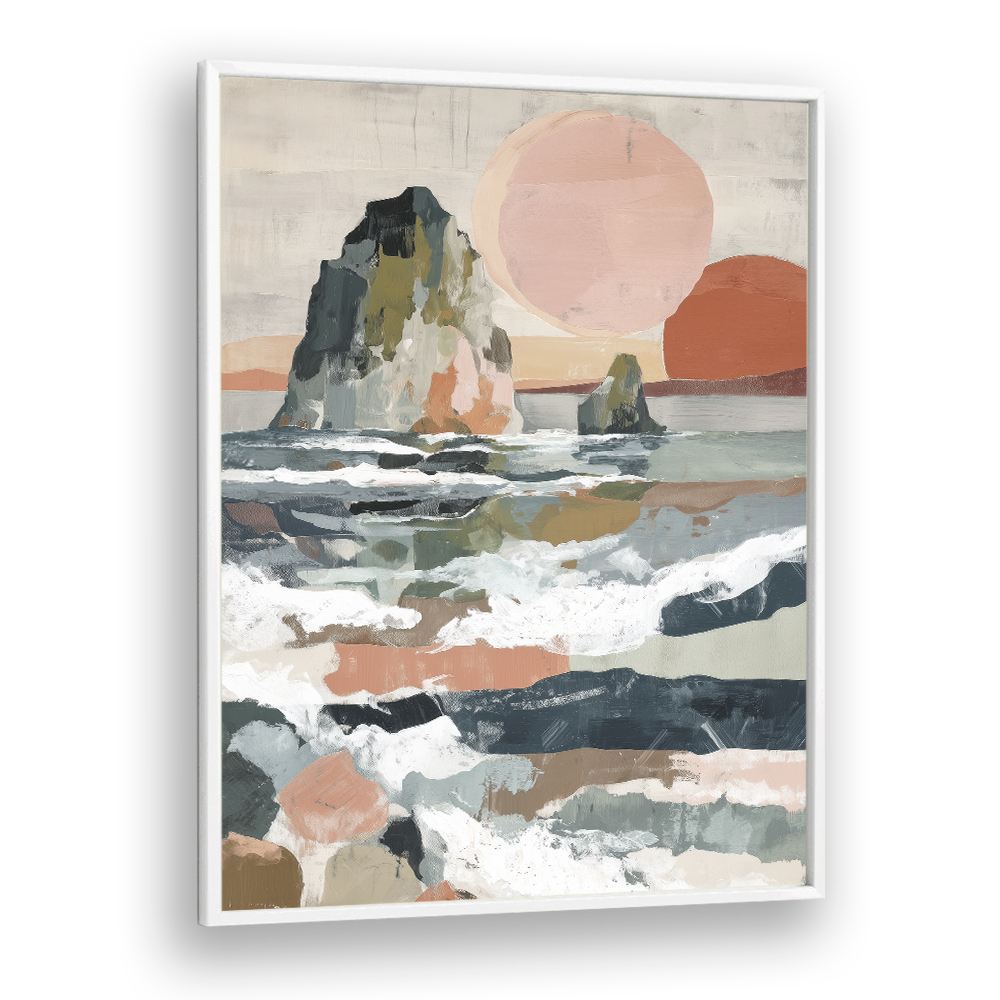 SEA STACK AT SUNSET