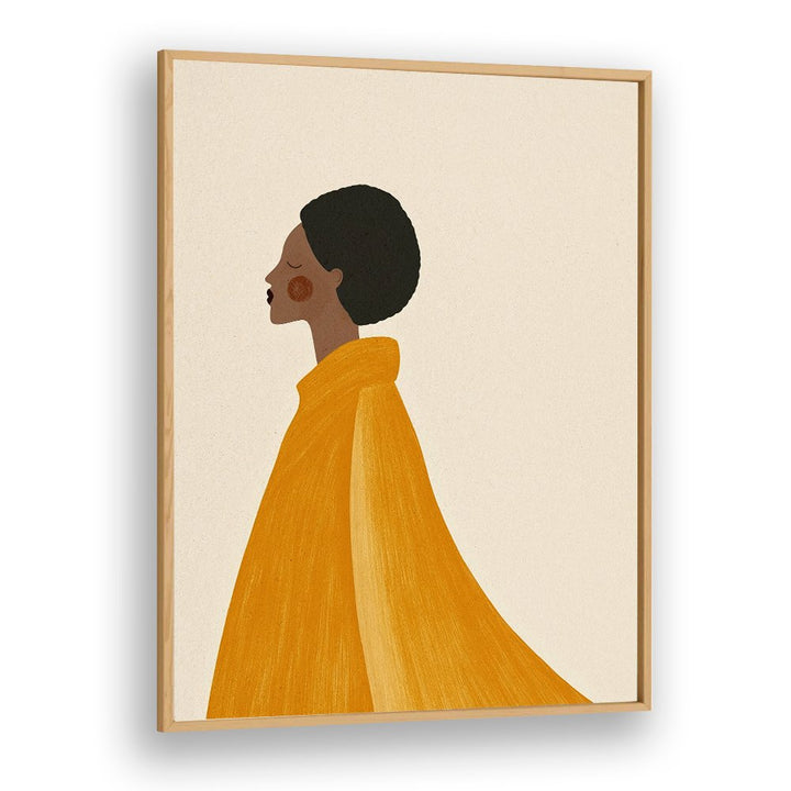 WOMAN IN YELLOW CAPE
