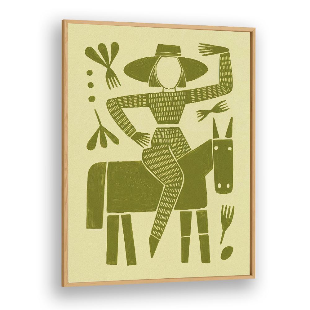 FOLK ART HORSE RIDER