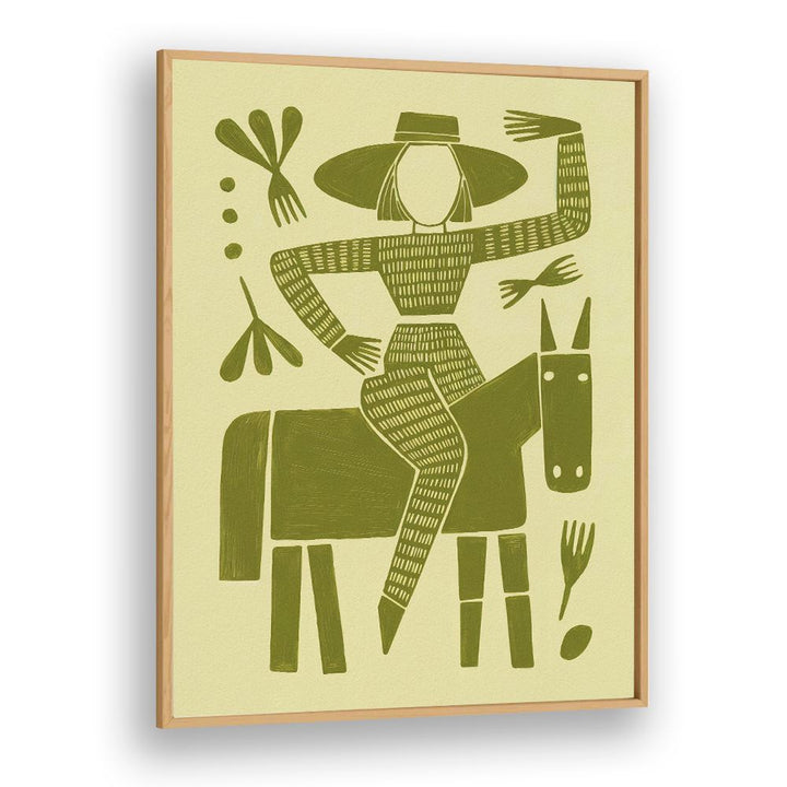 FOLK ART HORSE RIDER