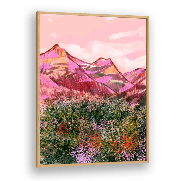 VIBRANT PINK MOUNTAINS