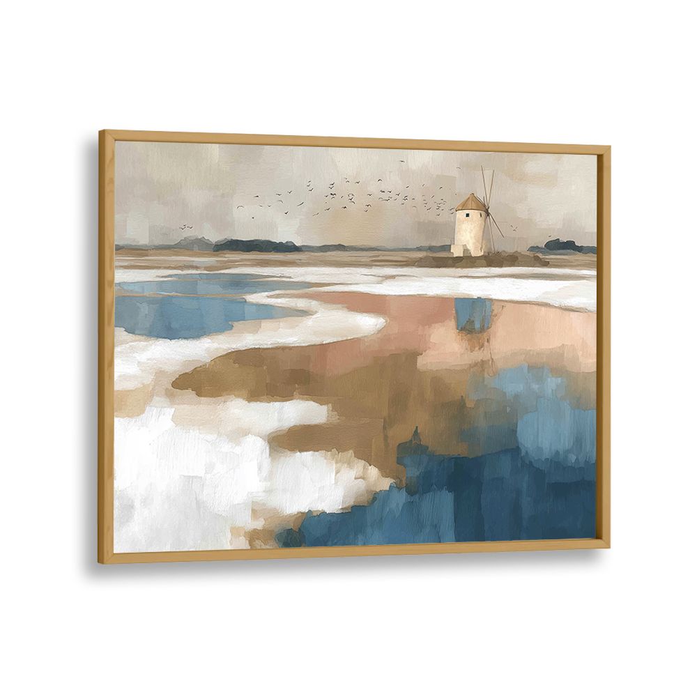 WINDMILL OVER SHALLOW WATERS