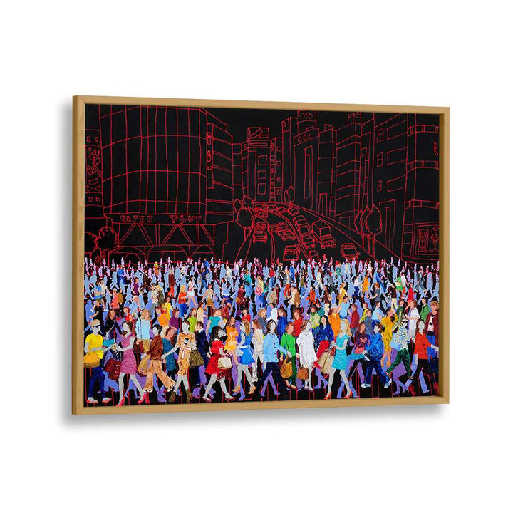 COLORFUL CITY CROWD