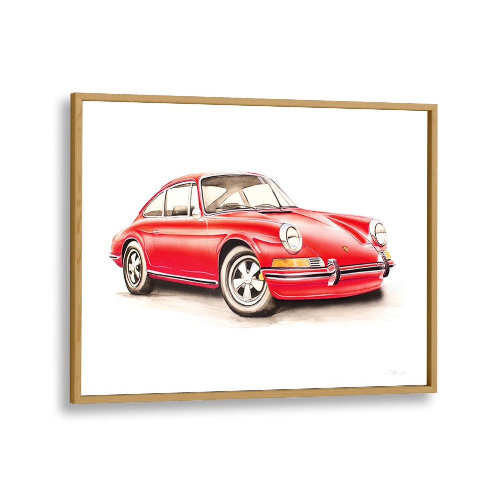 RED CLASSIC SPORTS CAR