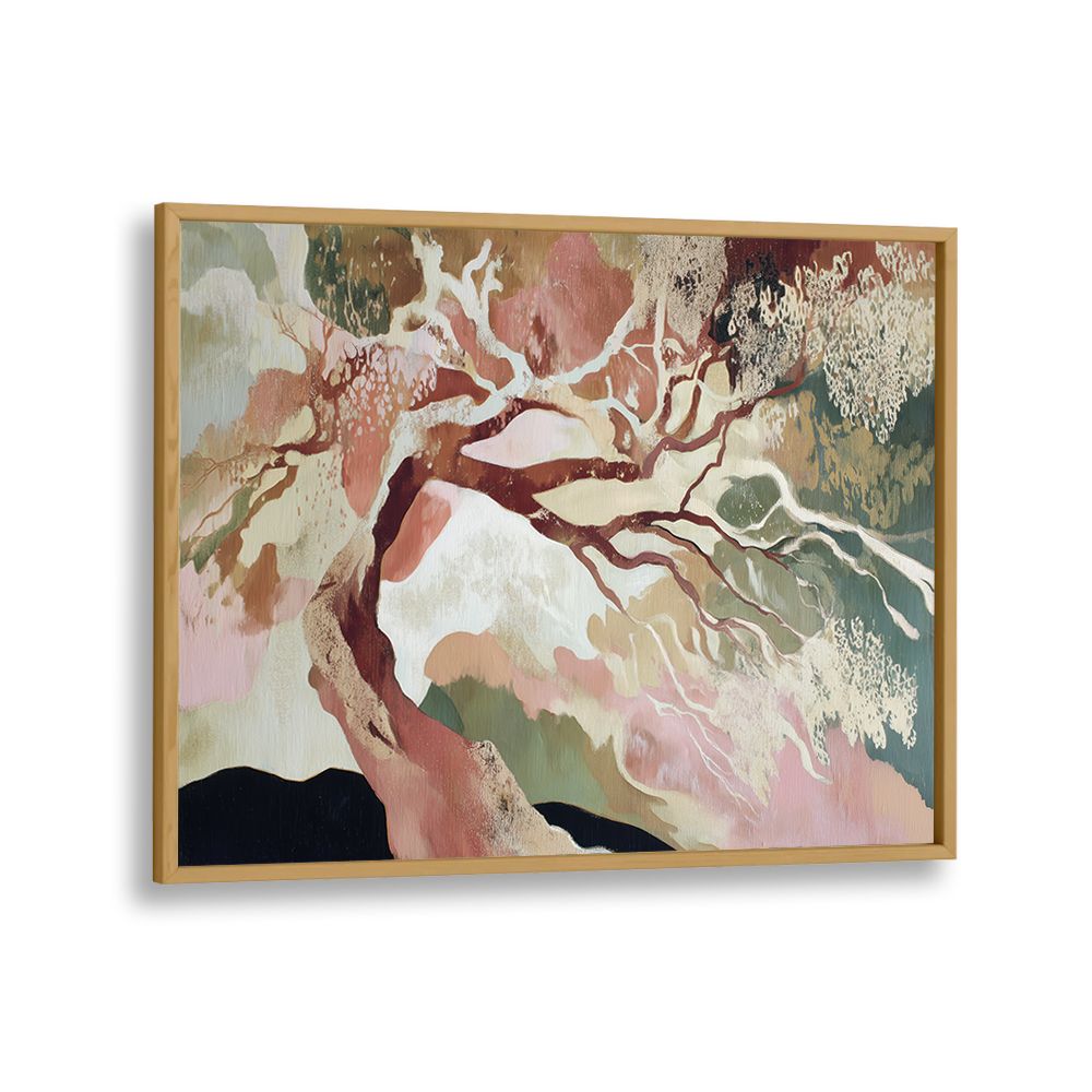 WINDSWEPT TREE WITH FLOWING BRANCHES