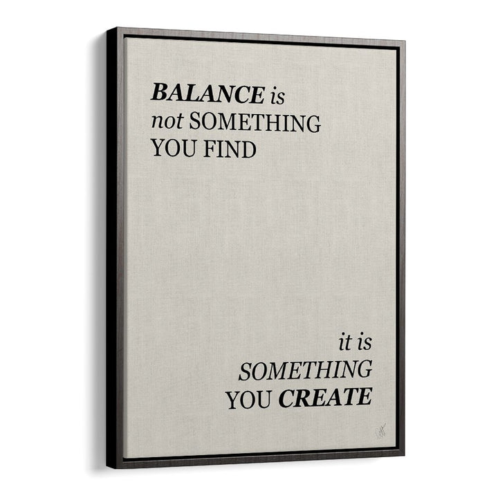 BALANCE IS CREATED