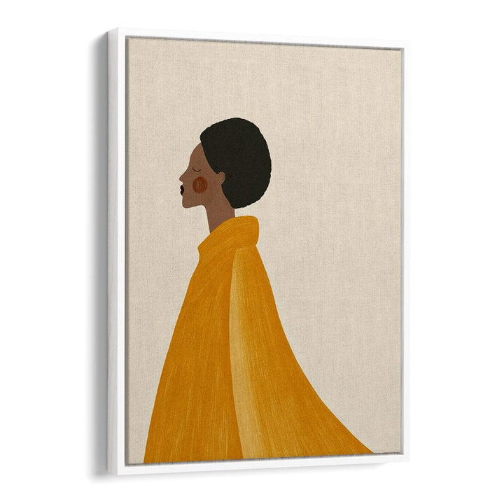 WOMAN IN YELLOW CAPE