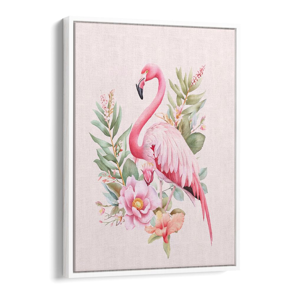 PINK FLAMINGO TROPICAL BLOOM