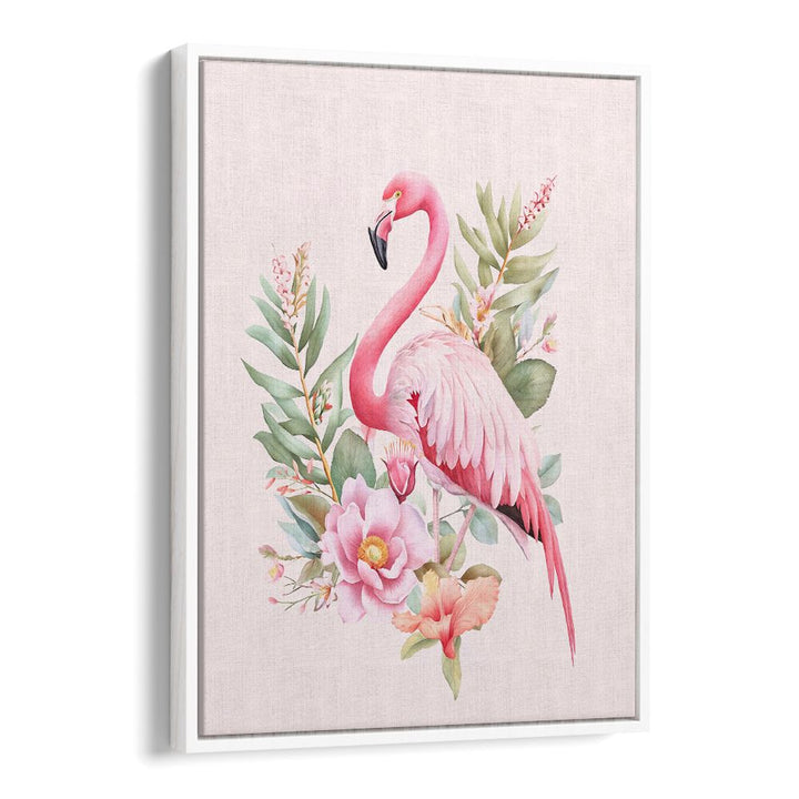 PINK FLAMINGO TROPICAL BLOOM