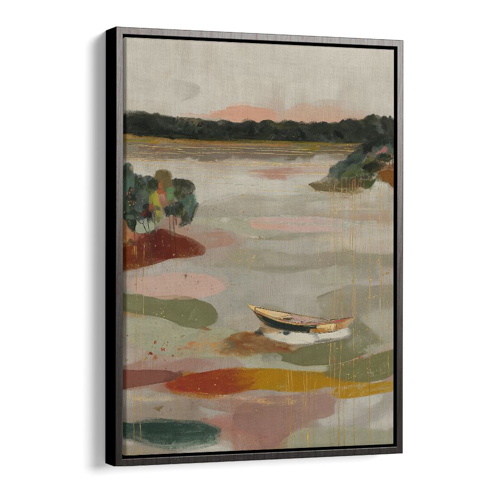 TRANQUIL BOAT ON STILL WATERS