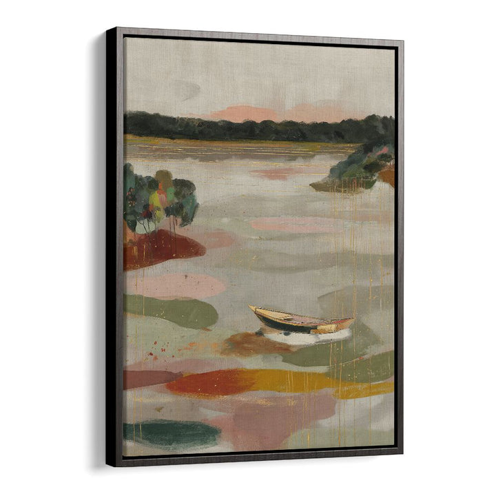 TRANQUIL BOAT ON STILL WATERS