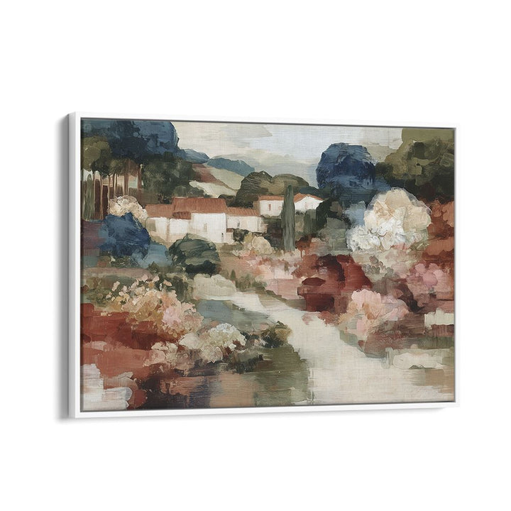 TUSCAN VILLAGE WITH WINDING PATH
