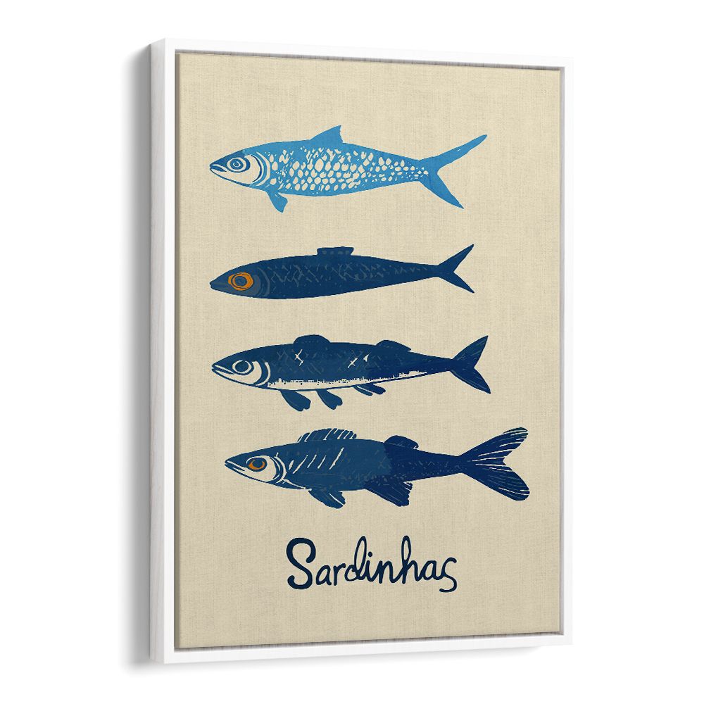 STYLIZED BLUE SARDINES