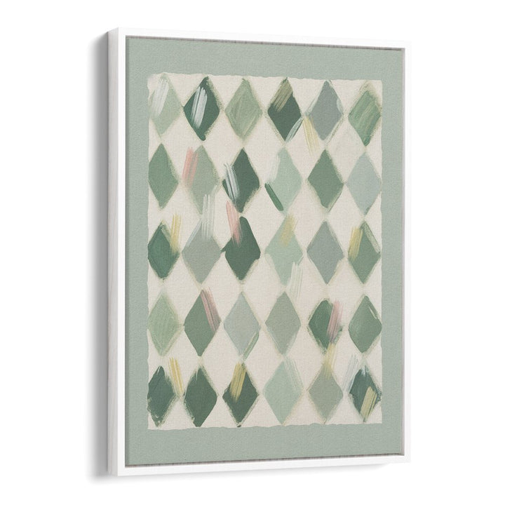 SOFT GREEN DIAMOND PATTERN