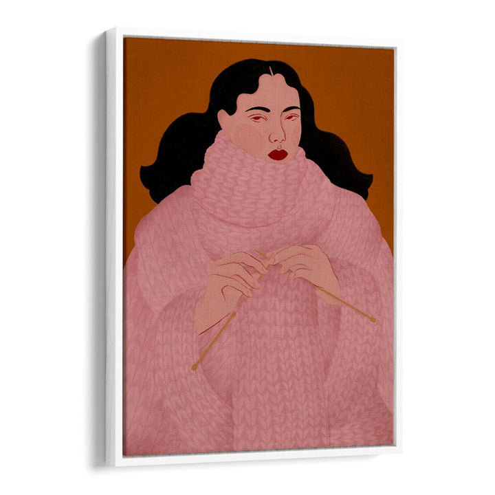 COZY PINK SWEATER KNITTER