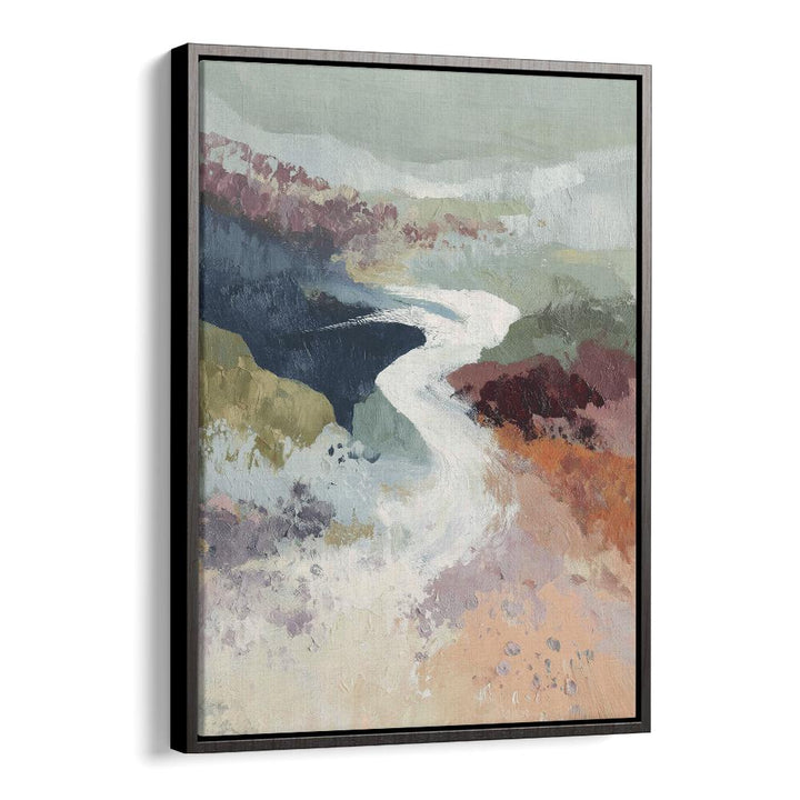 WINDING RIVER THROUGH AUTUMN VALLEY
