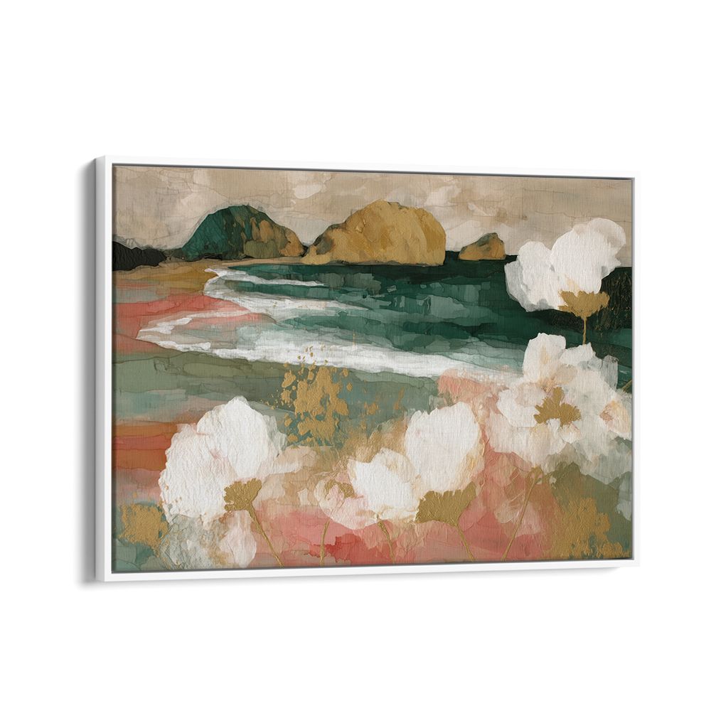 HAWAIIAN BEACH WITH FLORALS