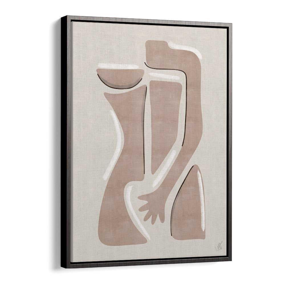 WOMAN V - PANTONE 2025 MOCHA MOUSSE